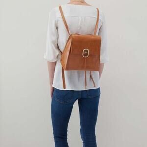 Hobo Backpack Appeal Convertible Leather Shoulder Bag Brown